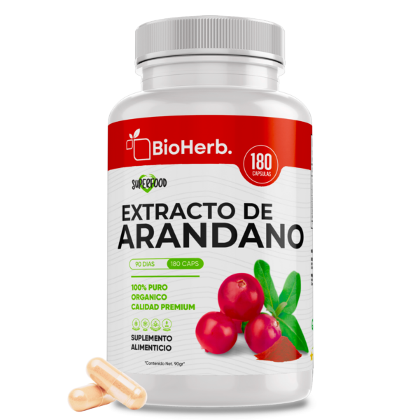 EXTRACTO DE ARANDANO 180 CAPSULAS BIOHERB