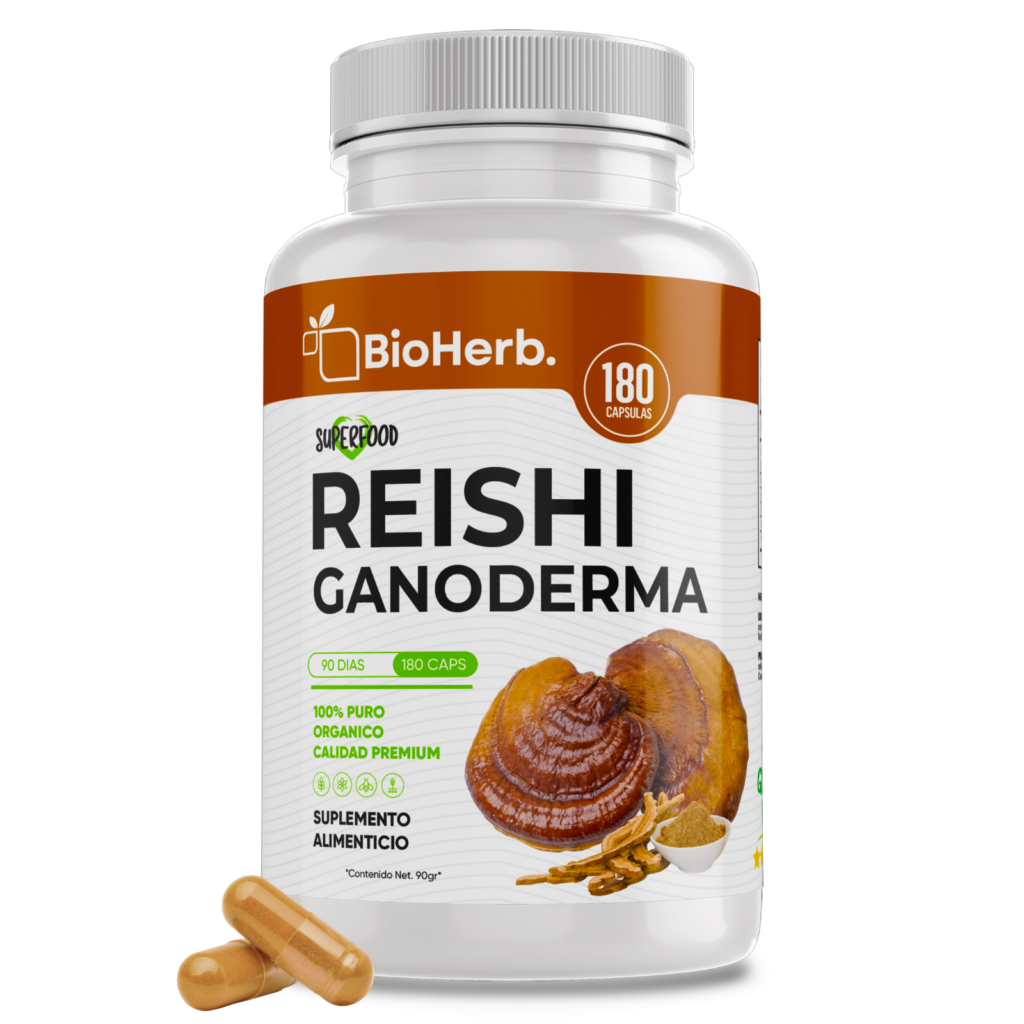 reishi ganoderma en capsulas bioherb